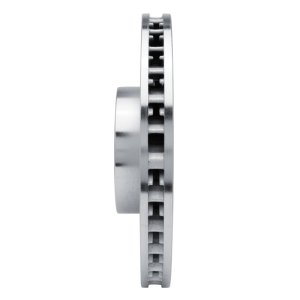 Audi RS e-Tron GT Brake Rotor (1) - Left Front - R1 Concepts - Drilled & Slotted - Silver - `10-`24